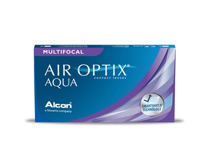Lente De Contato Air Optix Aqua Multifocal Grau Mensal