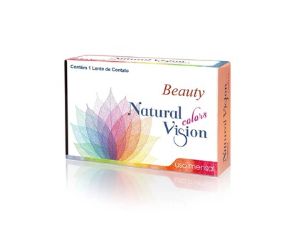 Lente de Contato Natural Vision Beauty Color Grau Mensal