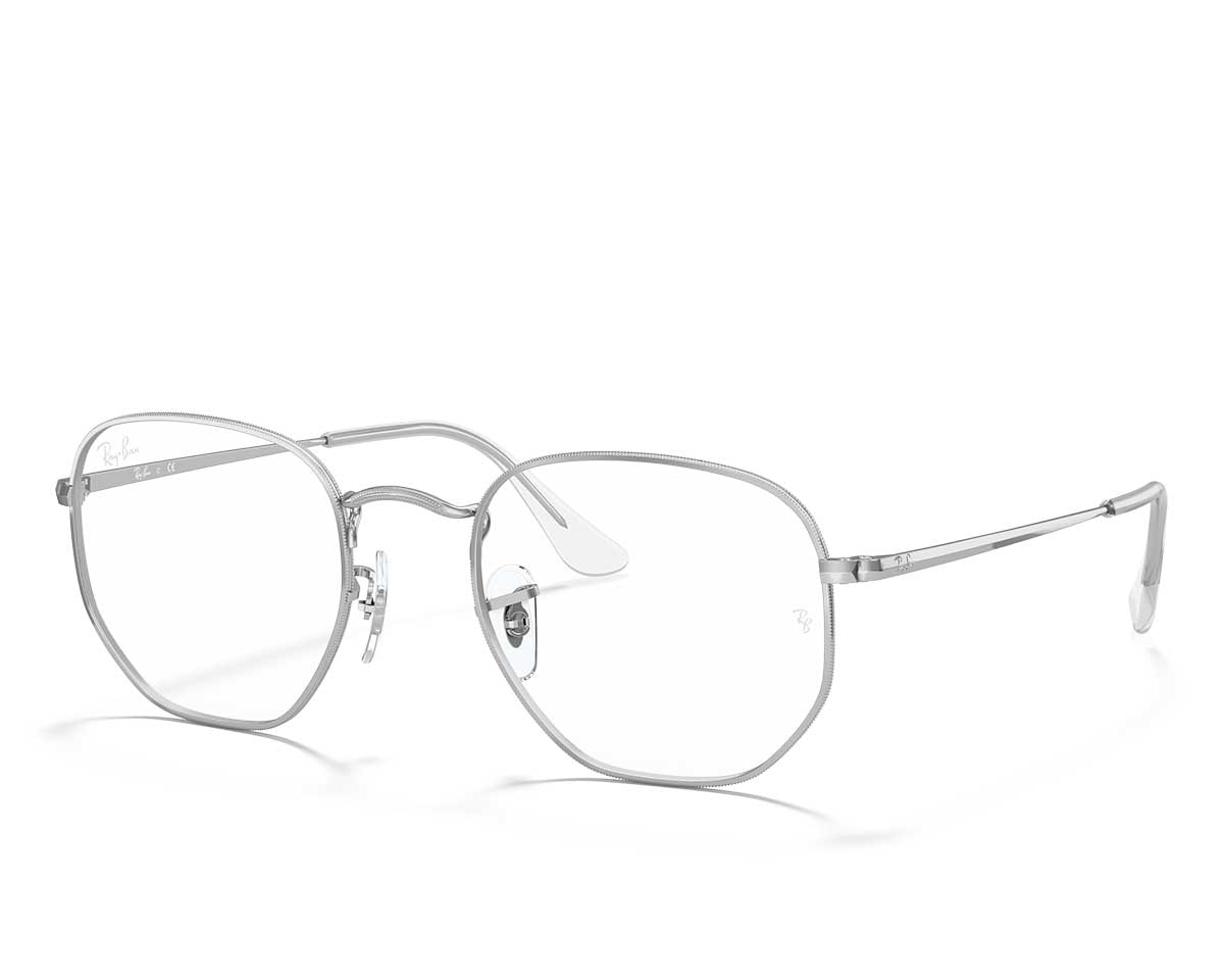 エクリュ25 Óculos de Grau Ray Ban Hexagonal RX6448 2501-54