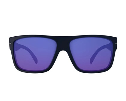 Óculos de Sol HB Would Matte  Black D Blue Blue Chrome