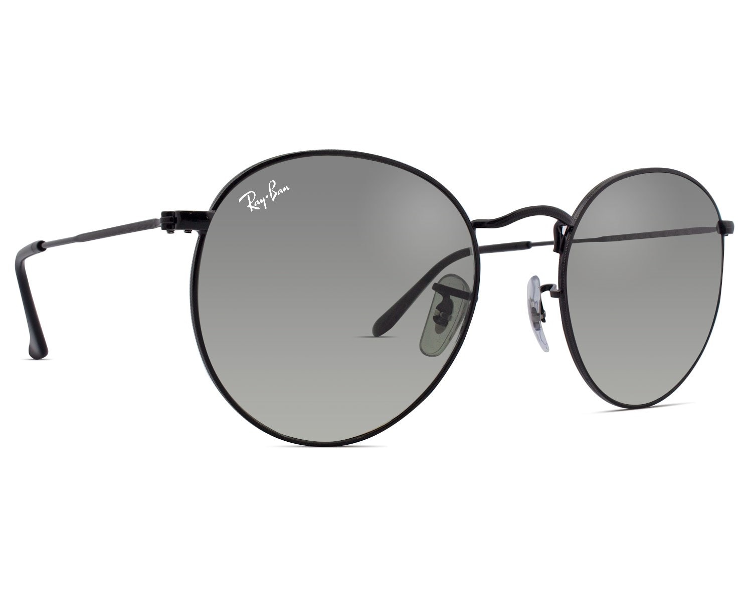 ray ban round flat